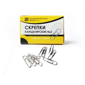Скрепки канцелярские Artmet nr.2 26mm 100 шт