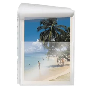 Folie protectie documente A4 cu burduf si clapa