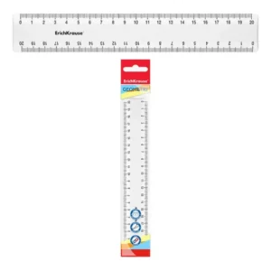 Пластиковая линейка 20 см ErichKrause Classic асс