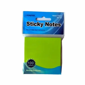 Стикеры Forster Briliant, 75×75 мм, зеленые, 100 листов