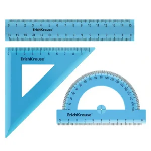 Набор линеек для черчения Erich Krause Standart 4 предмета