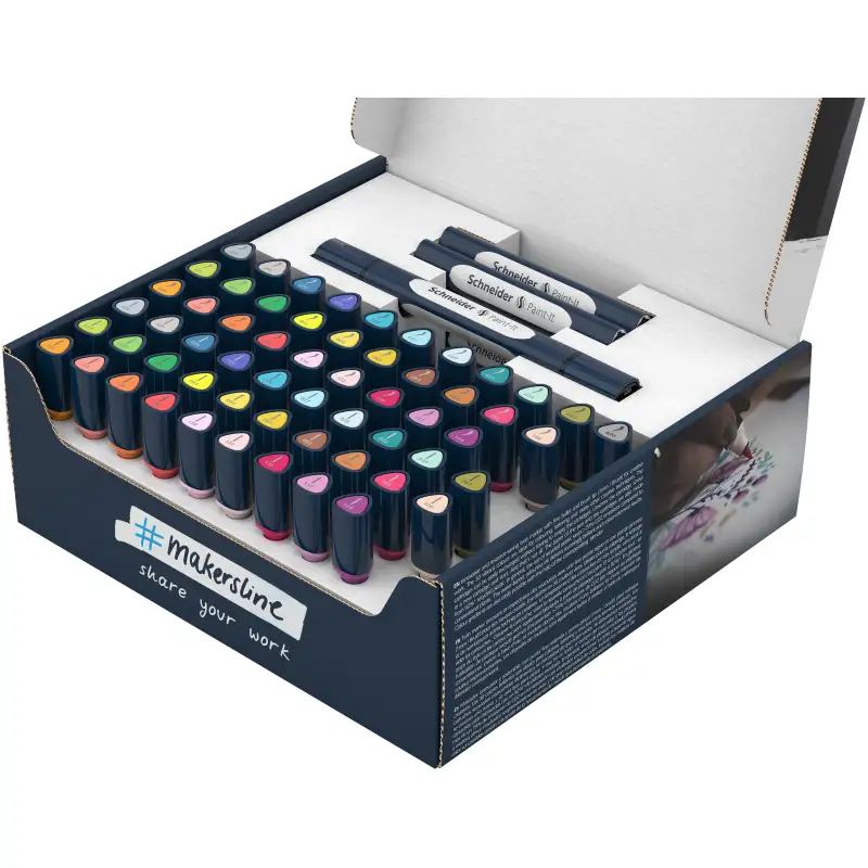 Набор маркеров Twinmarker Paint-It 040, 72 цв, Schneider