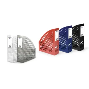 Suport vertical din plastic, 1 compartiment, gri, Forpus Style