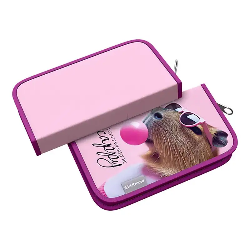 Пенал-книжка EK 110x205x25мм CapyBarbara без наполнения