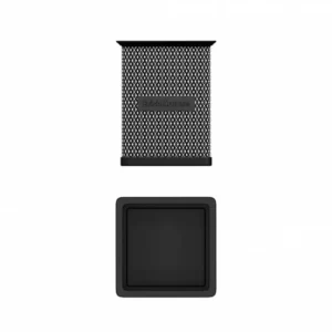 Suport pătrat pentru creioane metal plasă ErichKrause