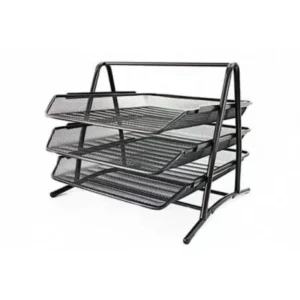 Tava documente metal plasa 3 set Negru