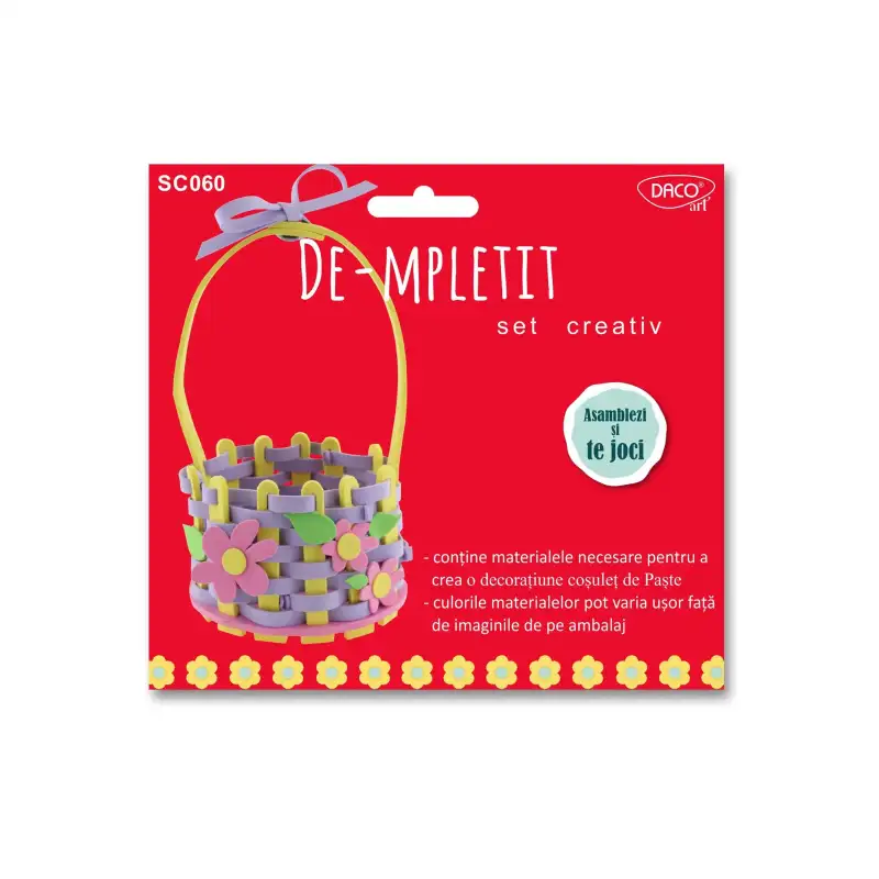 Творческий набор для плетения к Пасхе Daco SC060