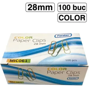 Agrafe 28mm color Forster 100 cut