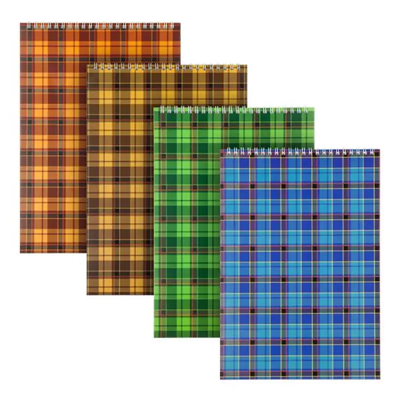 Blocnotes A4 Delta, 48 file, spirală, pătrățele, copertă flexibilă, ass