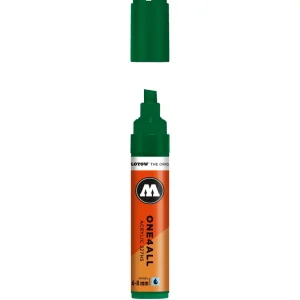 Акриловый маркер MOLOTOW ONE4ALL 327HS, скошенный наконечник 4–8 мм, Mister Green