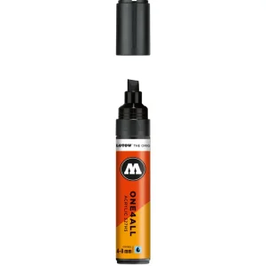 Акриловый маркер MOLOTOW ONE4ALL 327HS, скошенный наконечник 4–8 мм, Signal Black