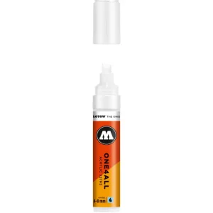 Акриловый маркер MOLOTOW ONE4ALL 327HS, скошенный наконечник 4–8 мм, Signal White