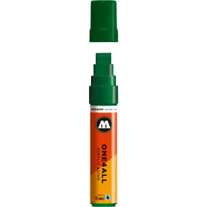 Акриловый маркер MOLOTOW ONE4ALL 627HS, скошенный наконечник 15 мм, Mister Green