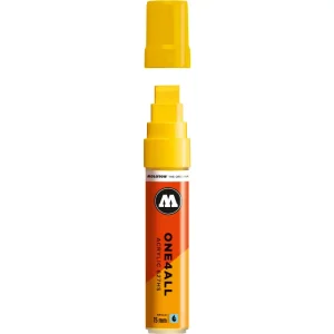 Акриловый маркер MOLOTOW ONE4ALL 627HS, скошенный наконечник 15 мм, Zinc Yellow