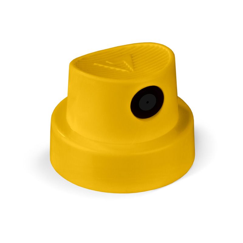 Cap spray MOLOTOW Yellow Fatcap, 1–10 cm, galben/negru
