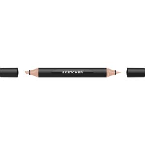 Marker grafic MOLOTOW SKETCHER TWIN, Brush + Chisel, M 120 Mauve
