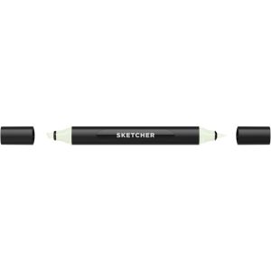 Marker grafic MOLOTOW SKETCHER TWIN, Brush + Chisel, T 320 Menthol Light