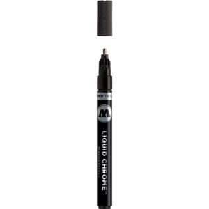 Marker MOLOTOW LIQUID CHROME, 2 mm, efect oglindă, 4 ml