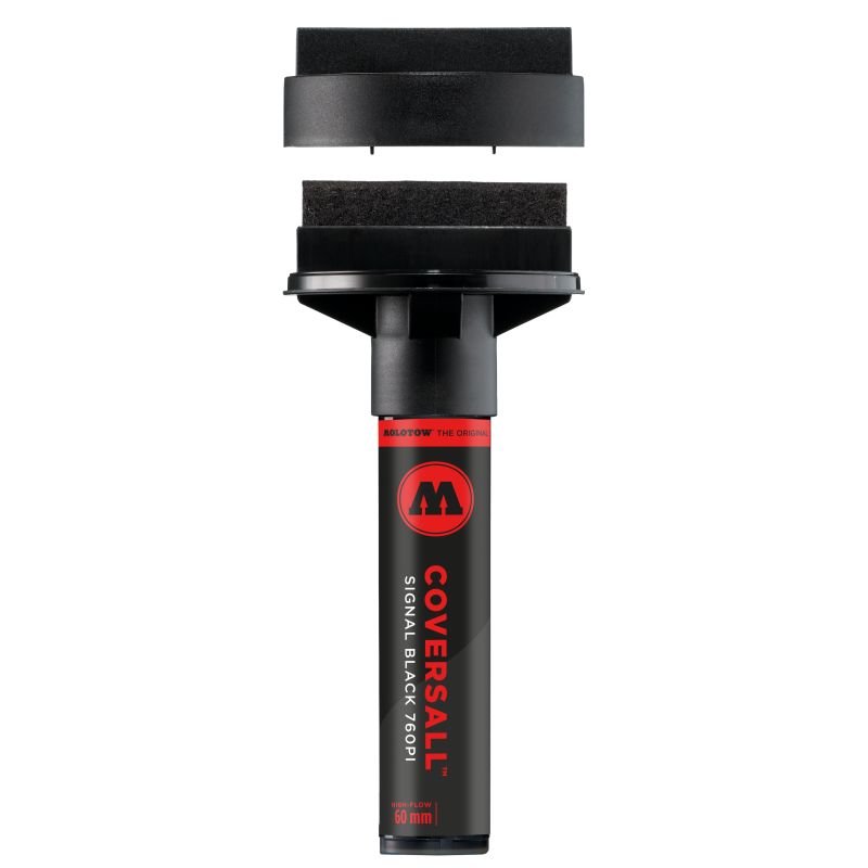 Marker MOLOTOW MASTERPIECE COVERSALL 760PI, 60 mm, Signal Black, 30 ml