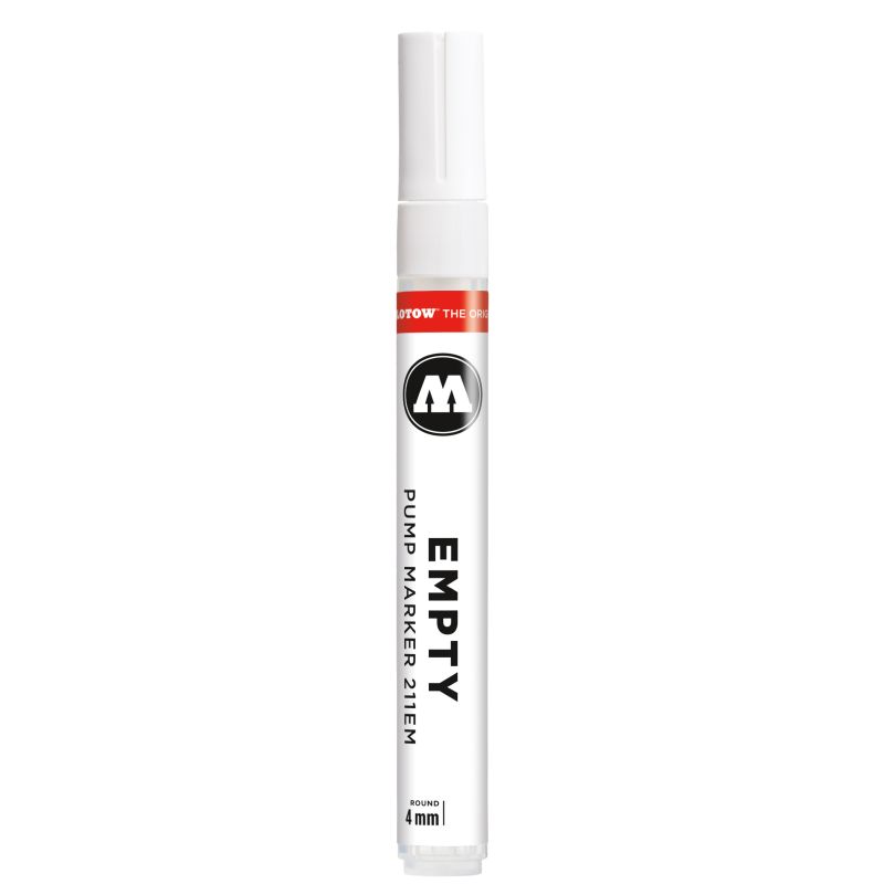 Marker reîncărcabil gol MOLOTOW EMPTY 211EM, 4 mm