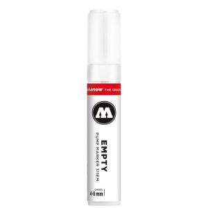 Marker reîncărcabil gol MOLOTOW EMPTY 311EM, vârf teșit 4–8 mm, 10 ml