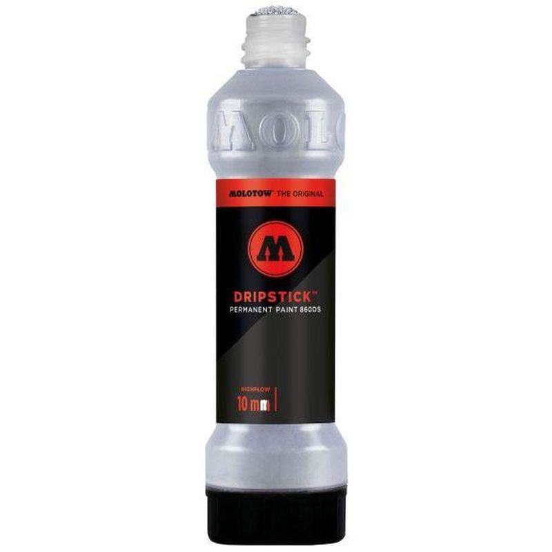 Marker cu vopsea MOLOTOW Dripstick 863DS Chrome, 6 mm, 30 ml