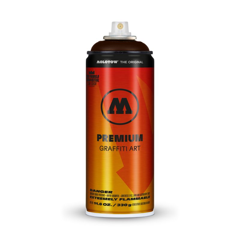 Vopsea spray MOLOTOW Premium CMR Dark Brown #209, 400 ml