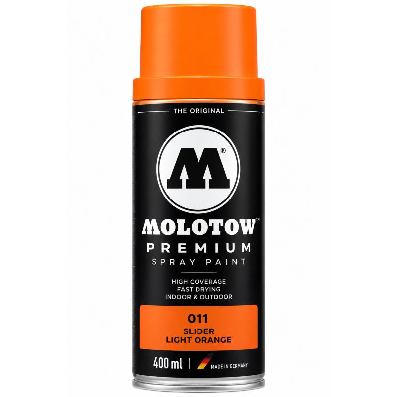Vopsea spray MOLOTOW Premium SLIDER Light Orange #011, 400 ml